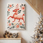 Twilight of Holly-Red Lantern - Canvas Art Print