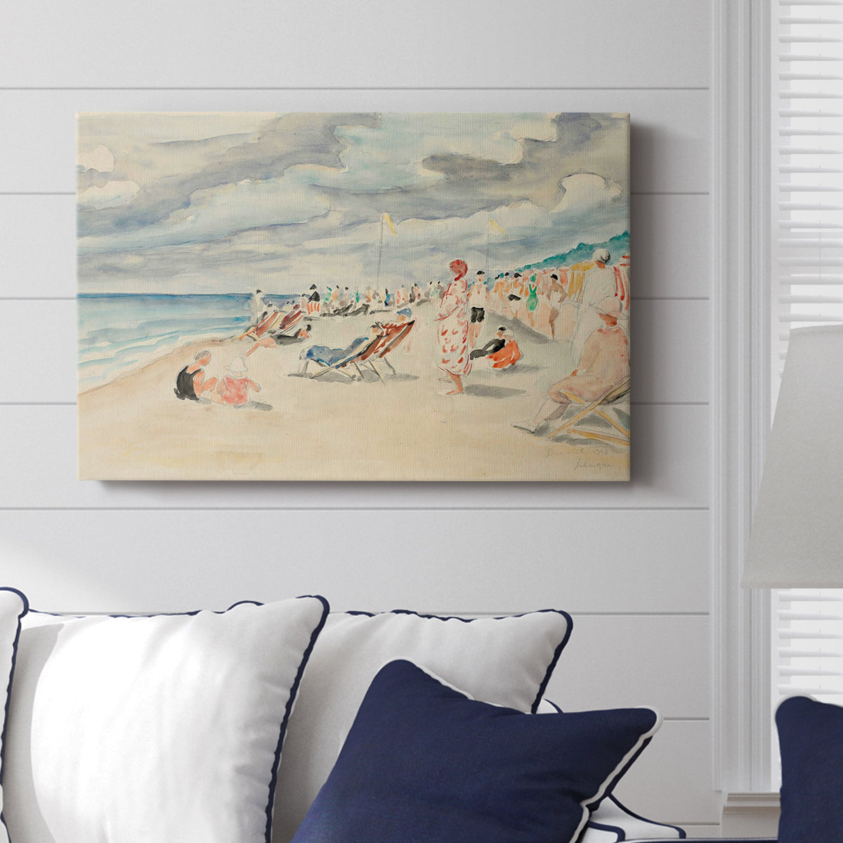 Vintage Beach XLIV - Canvas Art Print