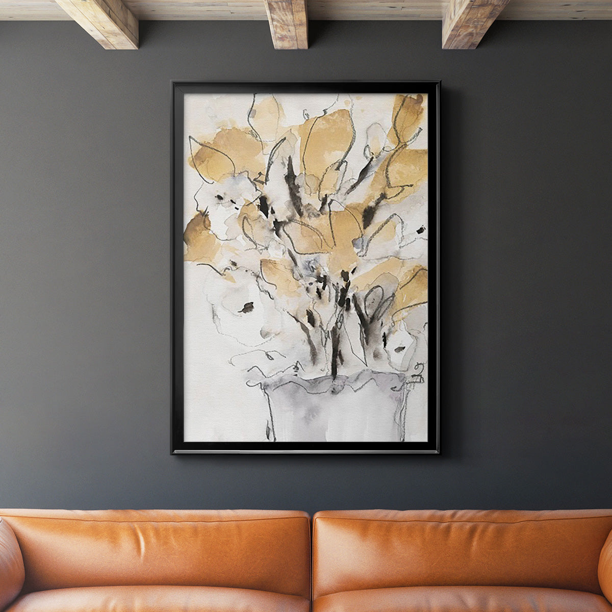 Seasonal Gatherings I - Modern Framed Canvas Print