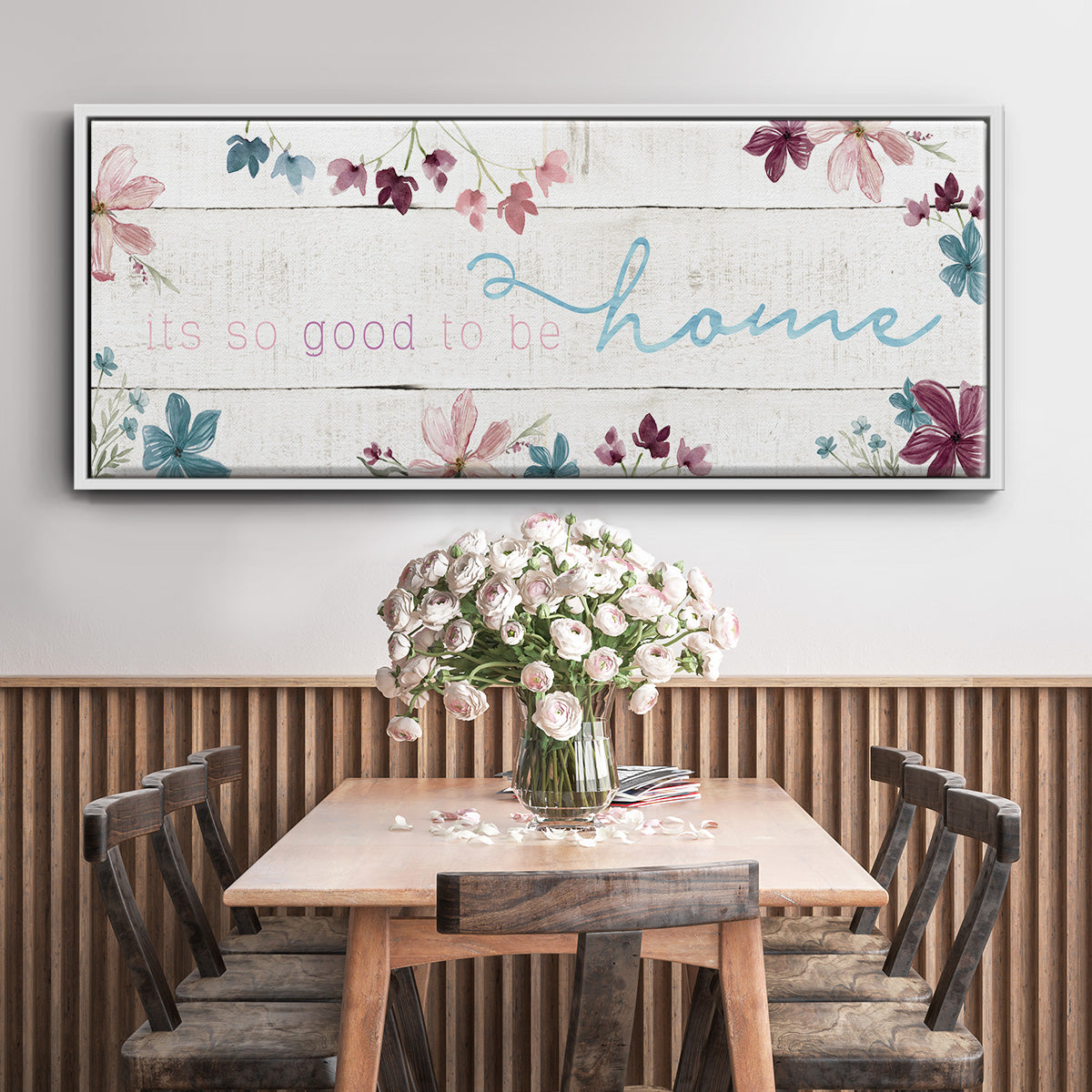 Good To Be Home - Floater Framed Canvas Print