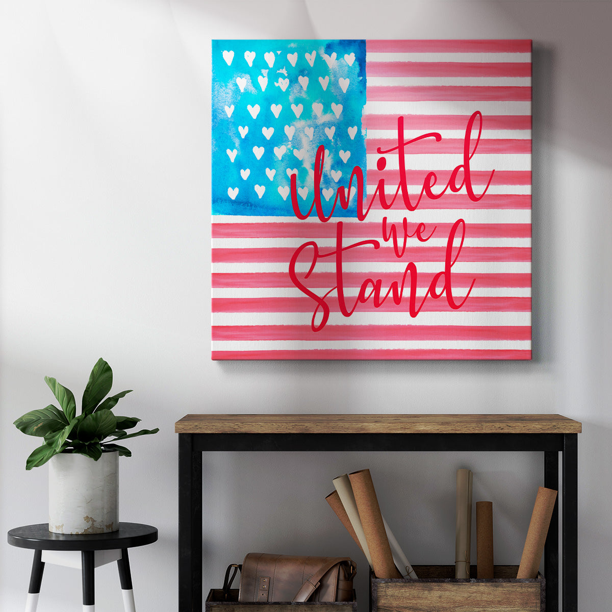 United We Stand II-Premium Gallery Wrapped Canvas - Ready to Hang