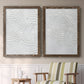 Sandstone Grooves I - Premium Framed Canvas 2 Piece Set - Ready to Hang