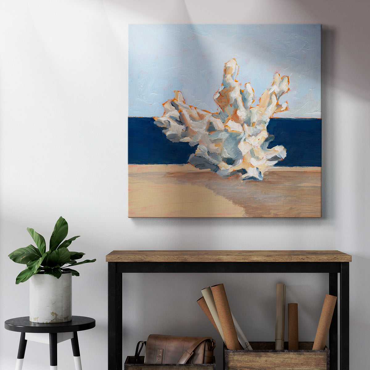 Coral By the Shore IV - Canvas Art Print