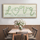 Shiplap Vines Love - Floater Framed Canvas Print