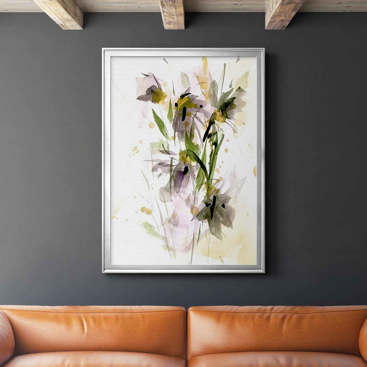 After Rain IV - Modern Framed Canvas Print