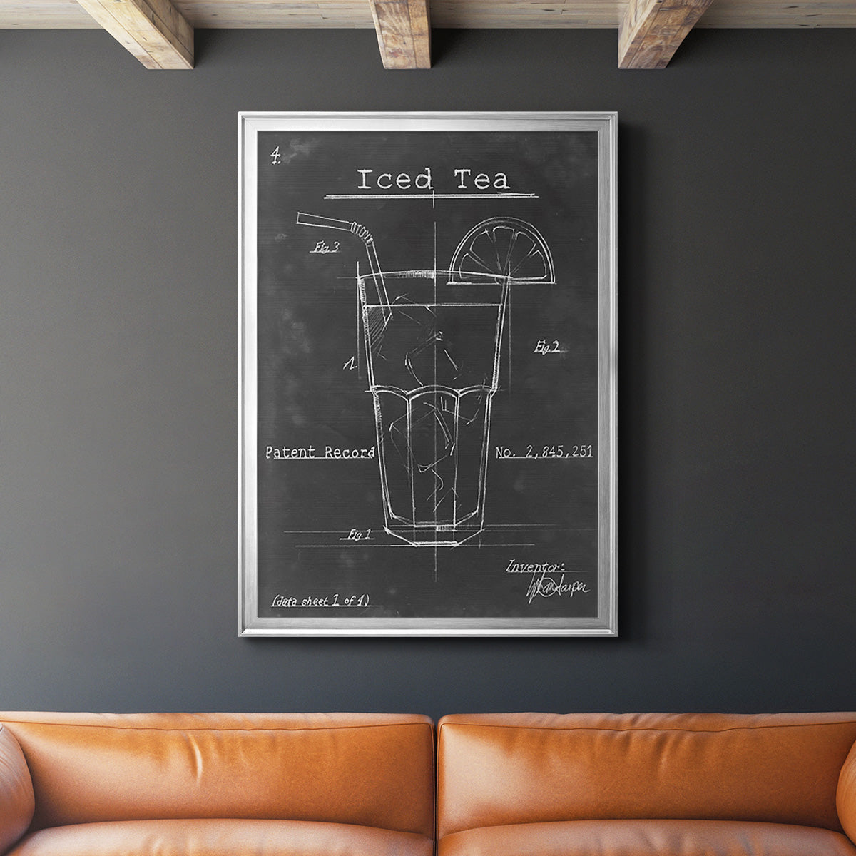 Morning Routine III - Modern Framed Canvas Print