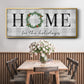 Home for the Holidays - Floater Framed Canvas Print