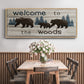 Bears Welcome - Floater Framed Canvas Print