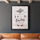 May Your Coffee Be Strong - Modern Framed Canvas Print