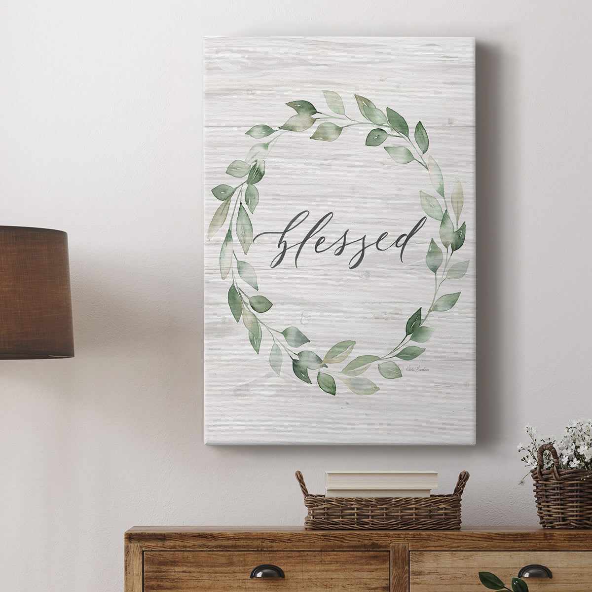 Blessed Wreath - Canvas Art Print