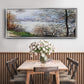 The Banks of the Seine, Ile de la Grande - Floater Framed Canvas Print