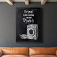 Normal Is Just A Setting - Modern Framed Canvas Print