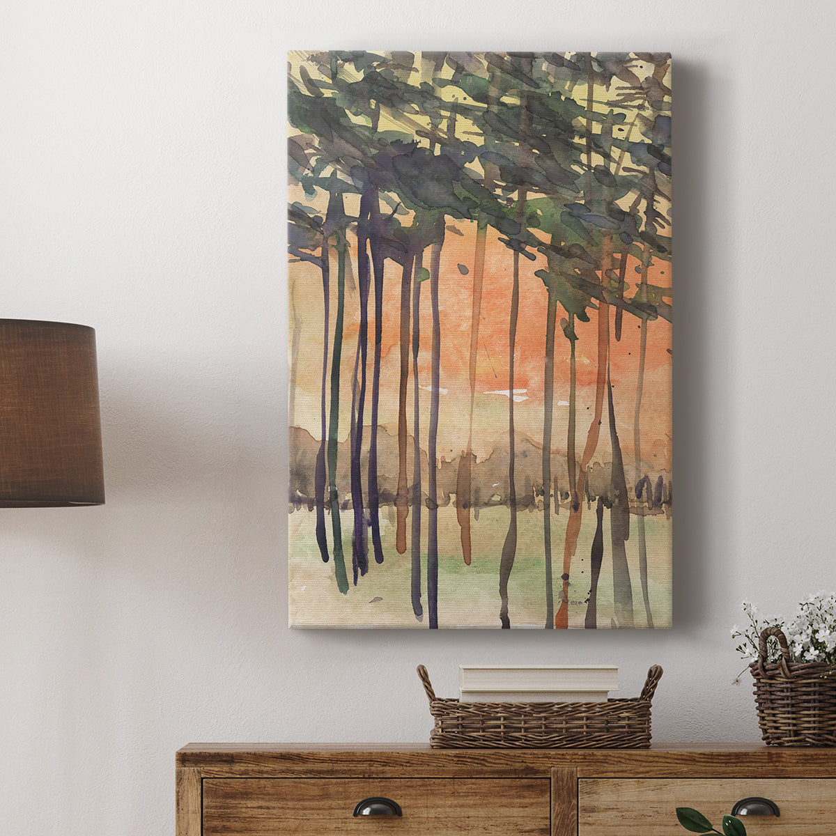 Between the Trees II - Canvas Art Print