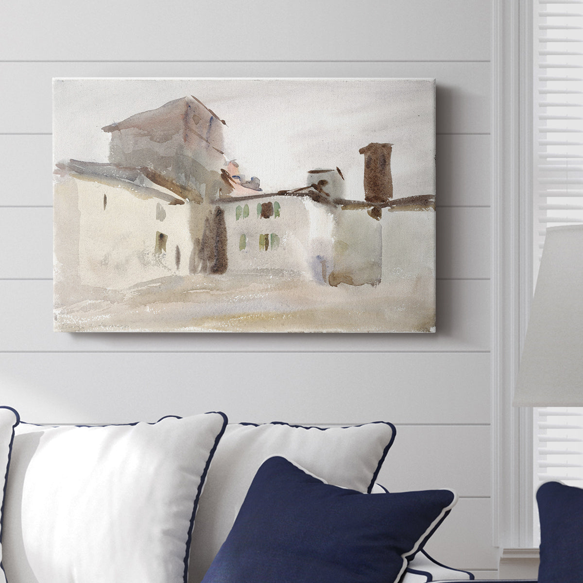 Vintage Village XXVII - Canvas Art Print