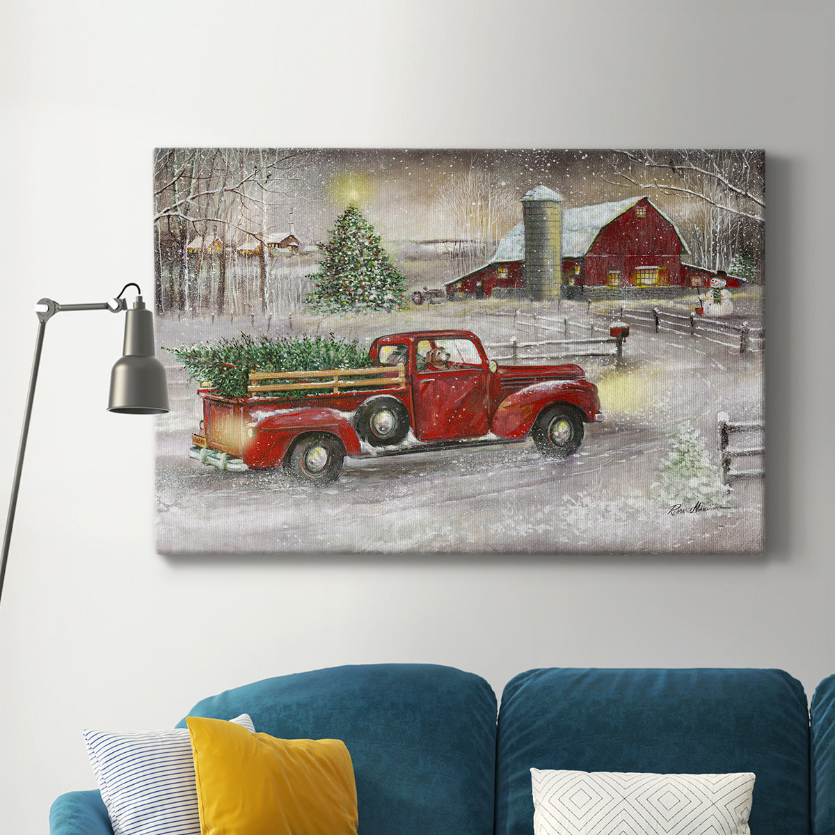 Making Christmas Memories - Canvas Art Print