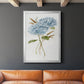Petite Blue Hydrangea I - Modern Framed Canvas Print