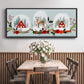 Snow Globe Village Collection D - Floater Framed Canvas Print