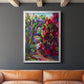 Lilacs & Rhodies - Modern Framed Canvas Print