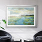 Winding Stream - Modern Framed Art Print