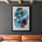 Misty Blue II - Modern Framed Canvas Print