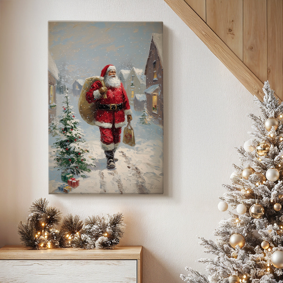 Morning of Pale Winter Blessing - Canvas Art Print