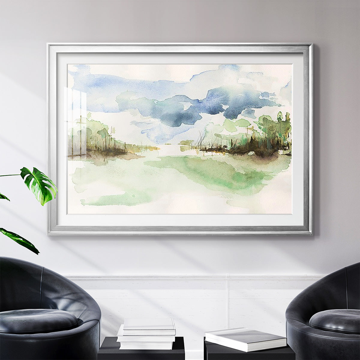 Brush Thickets II - Modern Framed Art Print