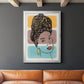 Head Wrap I - Modern Framed Canvas Print