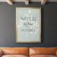 All Things - Modern Framed Canvas Print