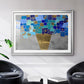 Blue Love - Modern Framed Art Print