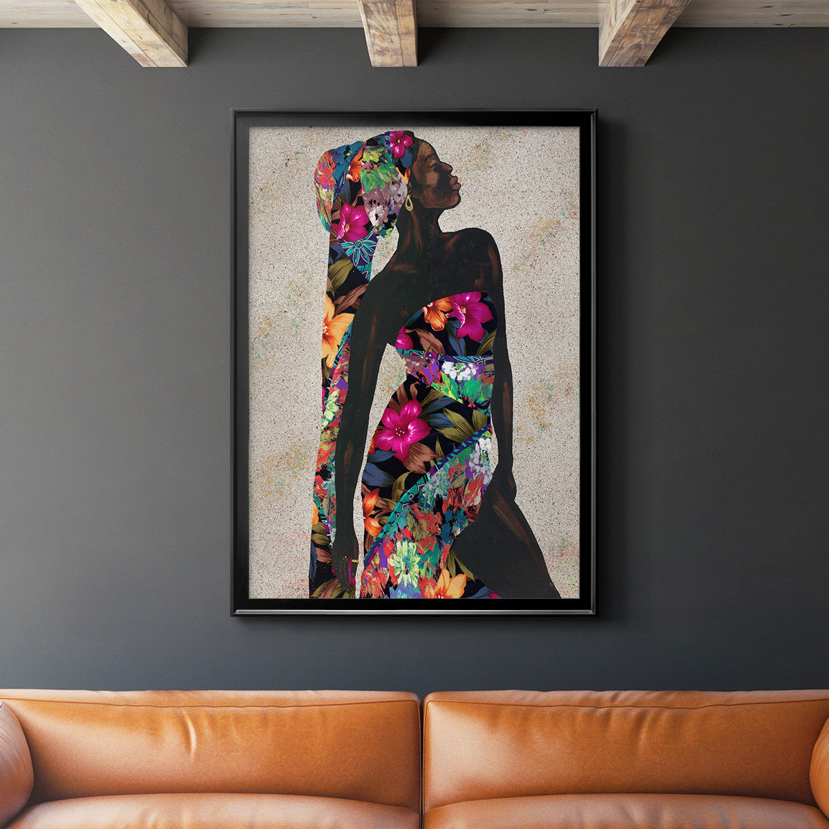 Woman Strong I - Modern Framed Canvas Print