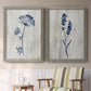 Indigo Botanical I - Premium Framed Canvas 2 Piece Set - Ready to Hang