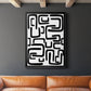 Shuffle II - Modern Framed Canvas Print