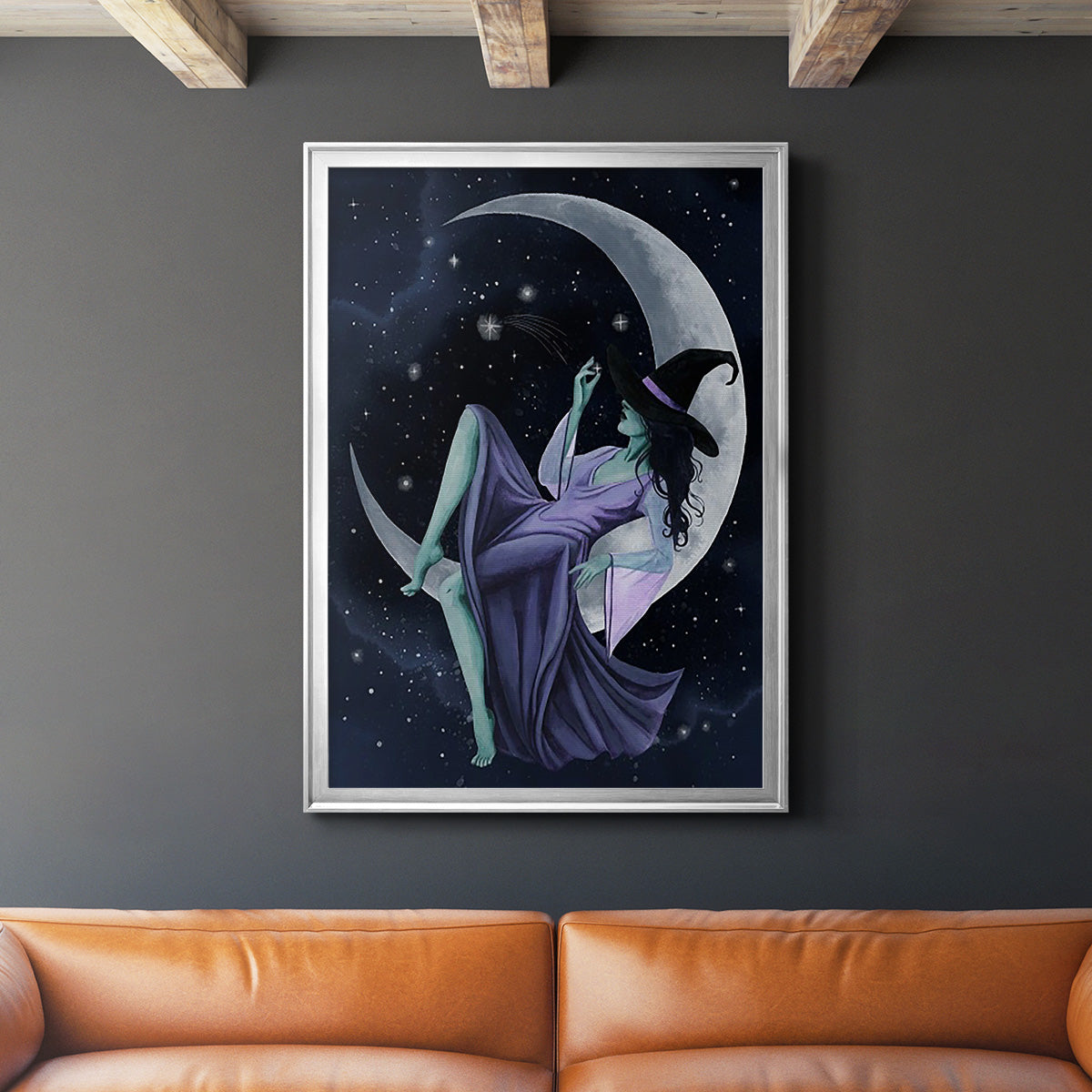 Star Sorceress I - Modern Framed Canvas Print