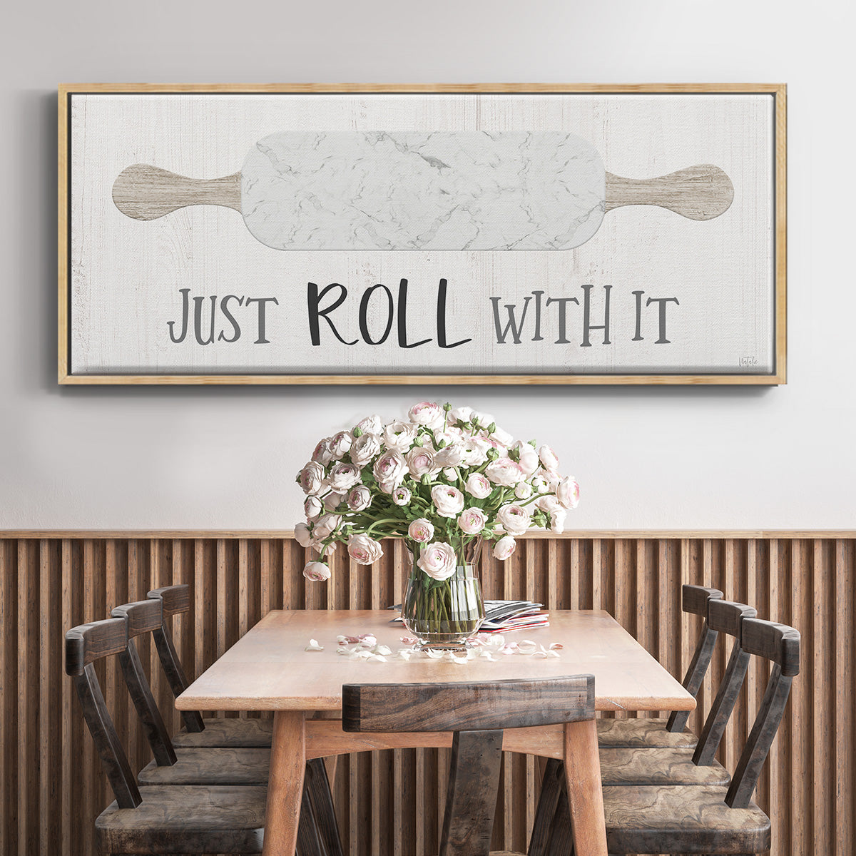 Roll With It - Floater Framed Canvas Print