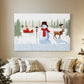 Pearled Pines Village - Canvas Art Print