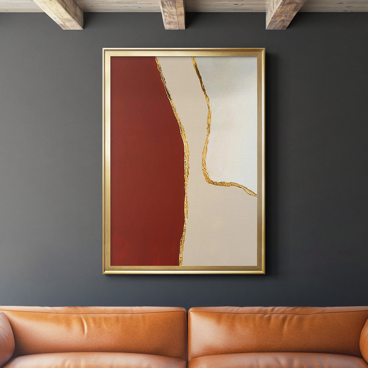 Allspice I - Modern Framed Canvas Print