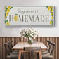 Homemade Lemons - Floater Framed Canvas Print