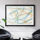Curves and Waves V - Modern Framed Art Print