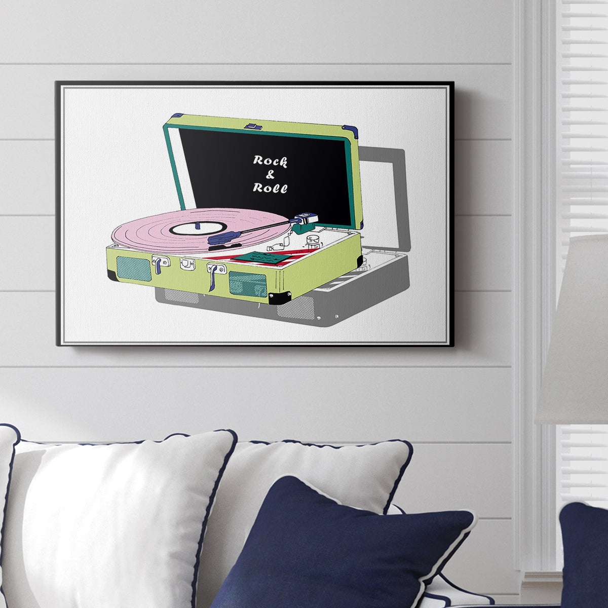 Record Shop II - Canvas Art Print