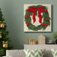 Holiday Wreath-Premium Gallery Wrapped Canvas - Ready to Hang