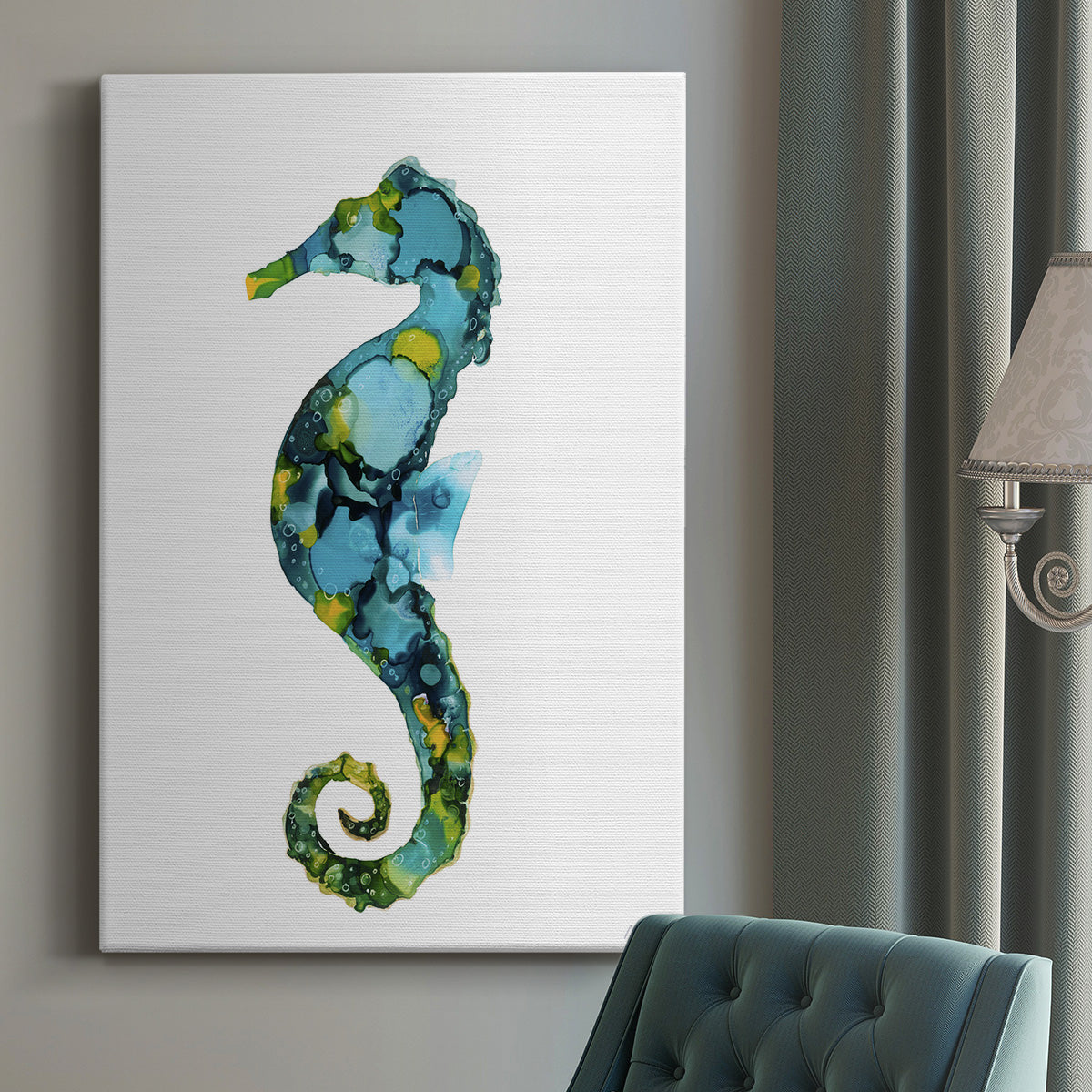 Seahorse Premium Gallery Wrapped Canvas - Ready to Hang