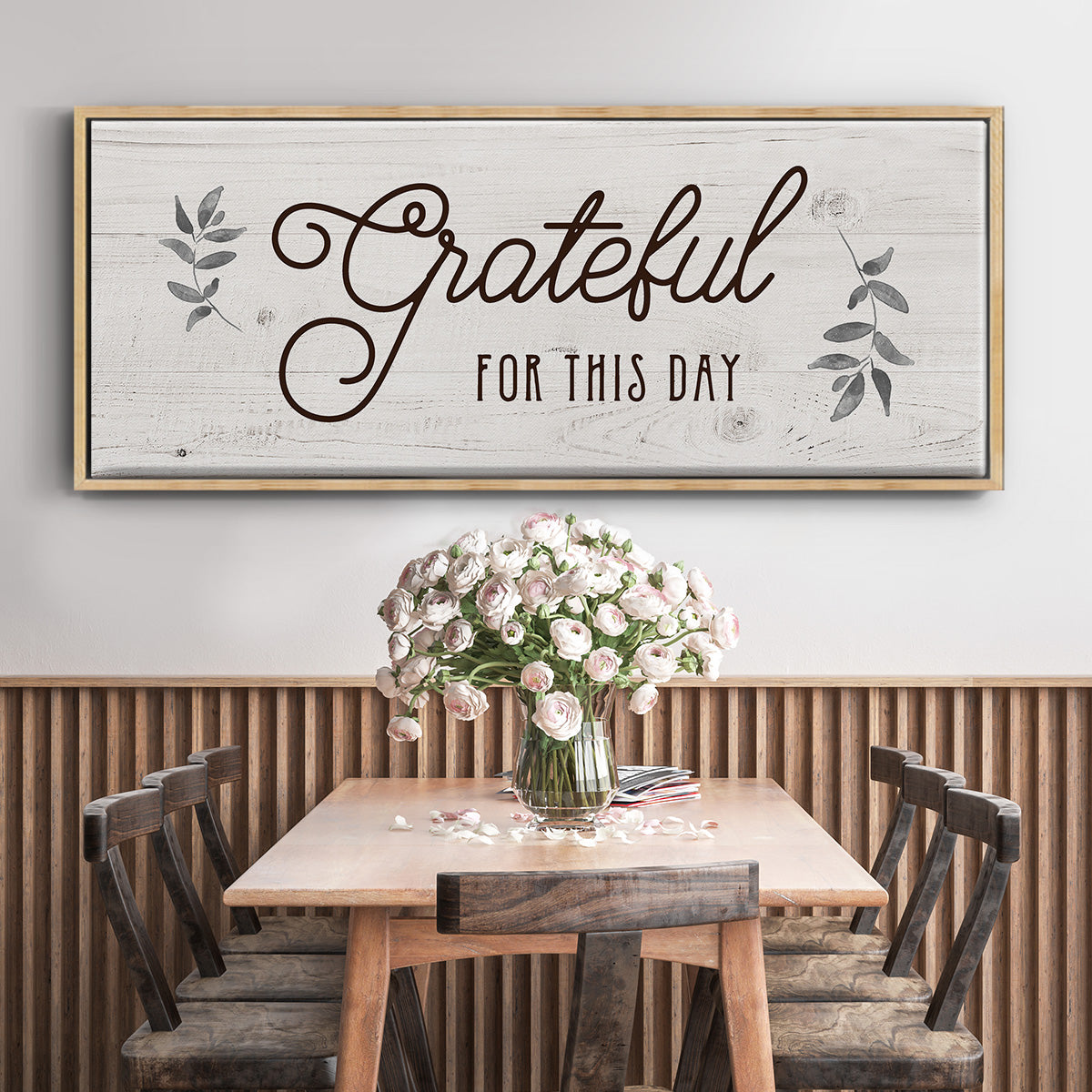 For this Day - Floater Framed Canvas Print