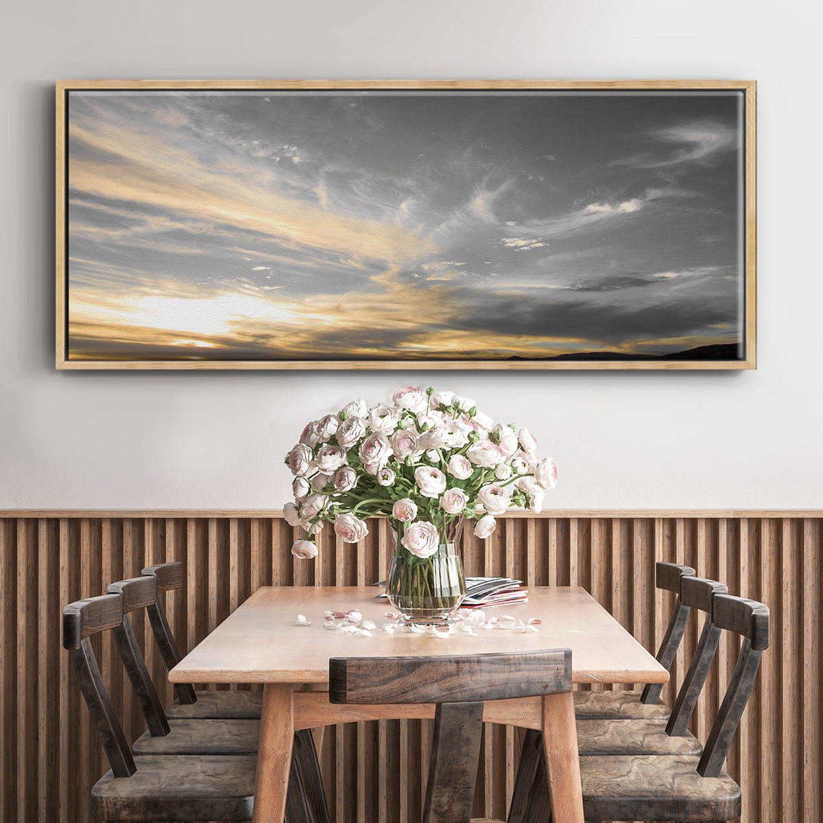 Sky Above - Floater Framed Canvas Print