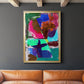 Brights Strokes III - Modern Framed Canvas Print