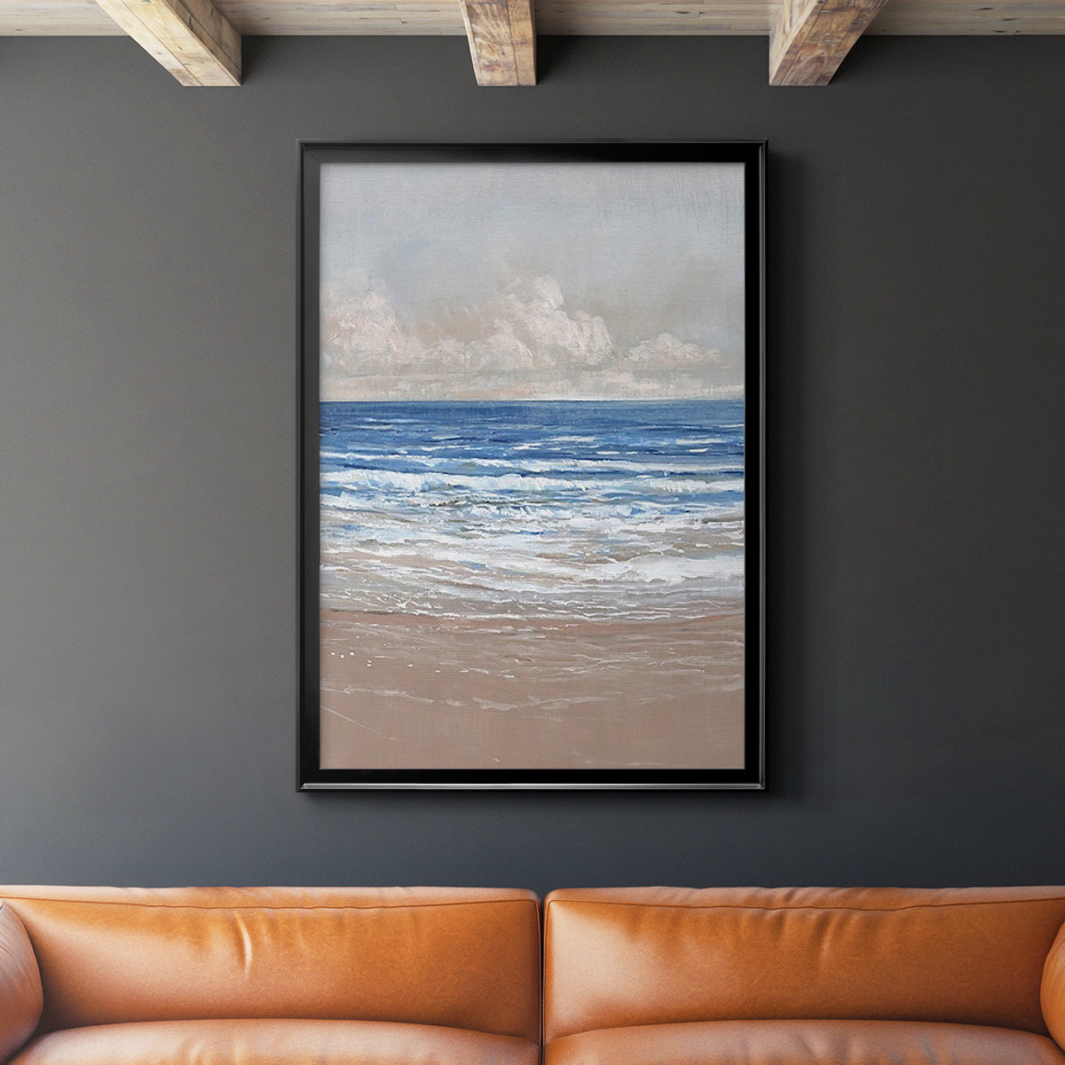 Stress-Free II - Modern Framed Canvas Print