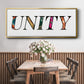 Unity - Floater Framed Canvas Print