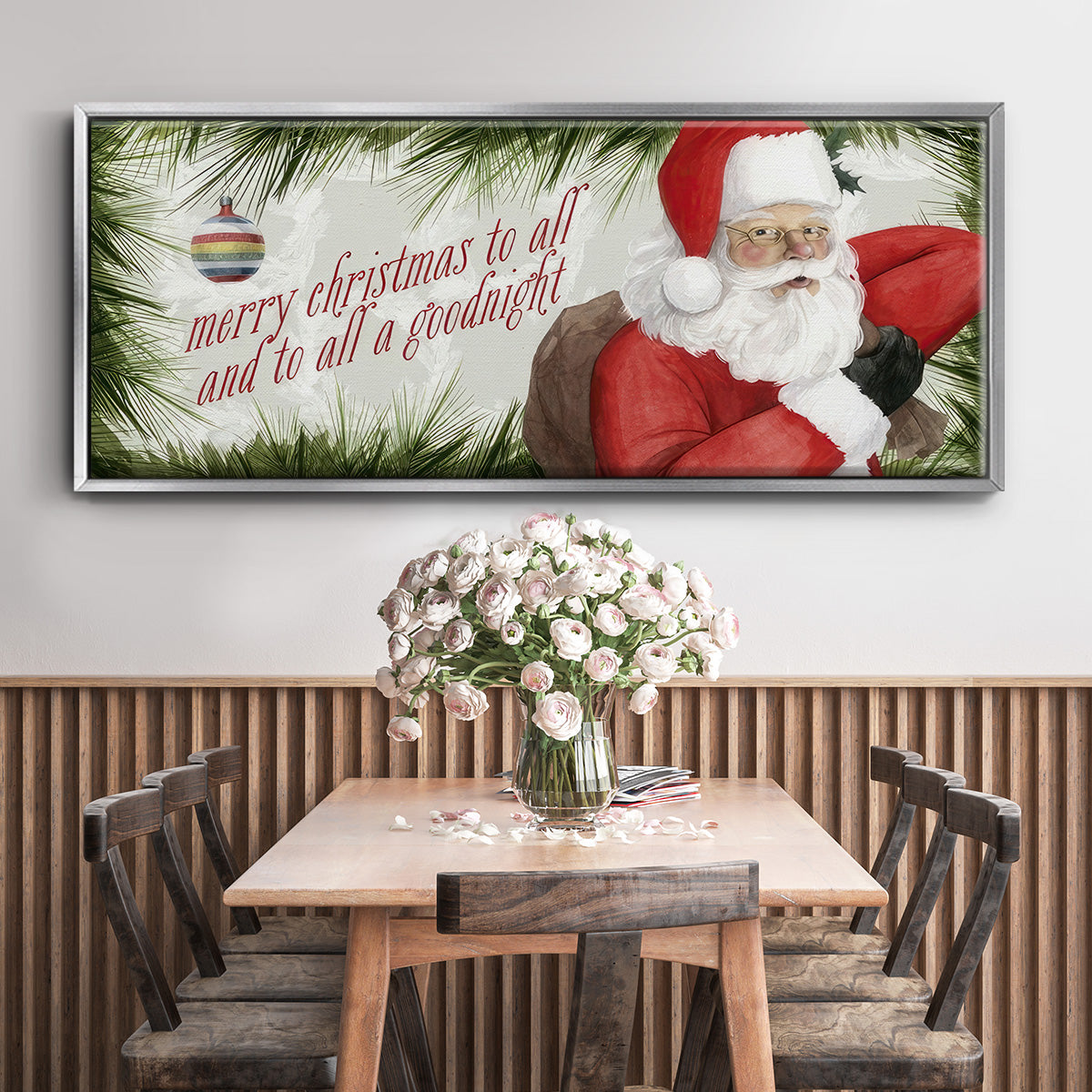 Arose Such a Clatter Collection D - Floater Framed Canvas Print
