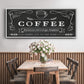 Coffee Everyday - Floater Framed Canvas Print