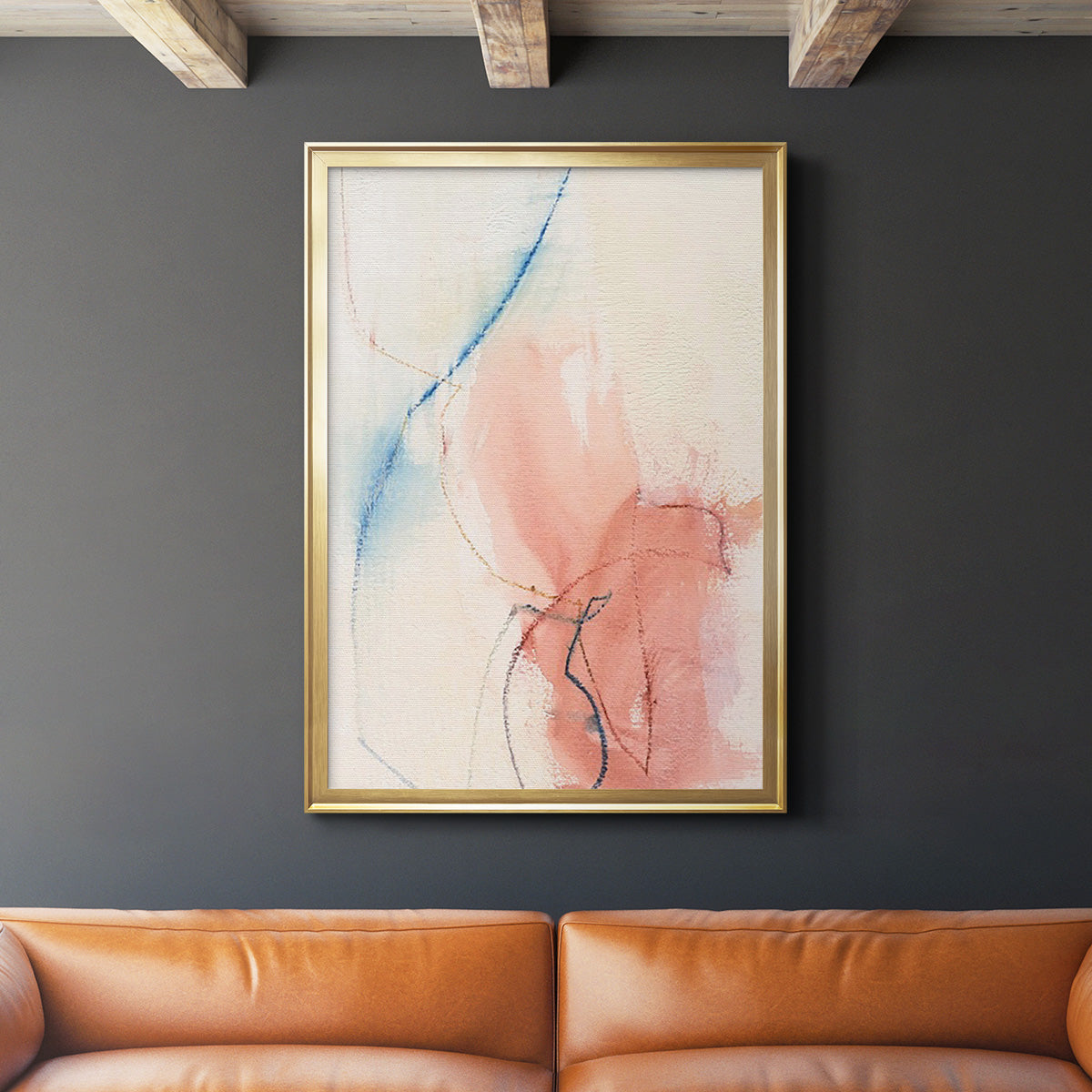 Barxan II - Modern Framed Canvas Print