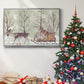 Christmas Time II - Framed Gallery Wrapped Canvas in Floating Frame